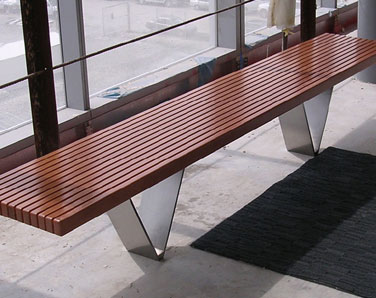 custom metal benches