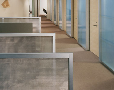 Custom mesh workspace divider screens